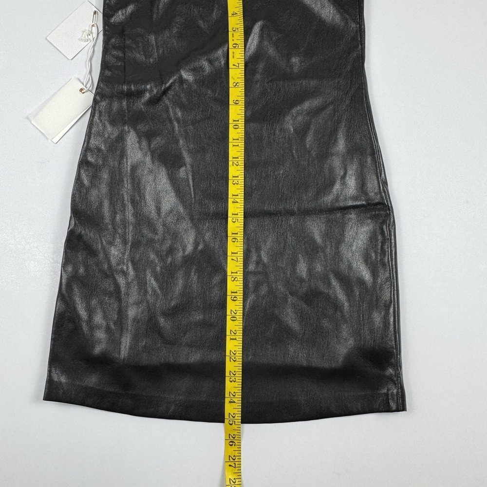 Good American Womens Better Than Leather Bodycon Tube Sexy Cocktail Mini Dress 1 - Picture 12 of 12